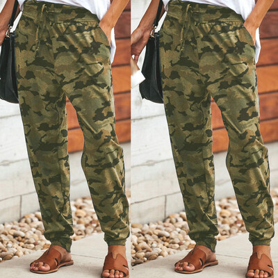 

Tailored Womens Camouflage Printed Fashion Pants Women Sports Leisure Pants