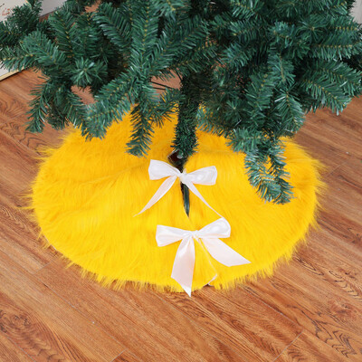 

Tailored 78cm Christmas Plush Long Haired Christmas Tree Skirt Christmas Tree Skirt Decor