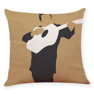 

〖Follure〗Home Decor Cushion Cover Music Musician Throw Pillowcase Pillow Covers
