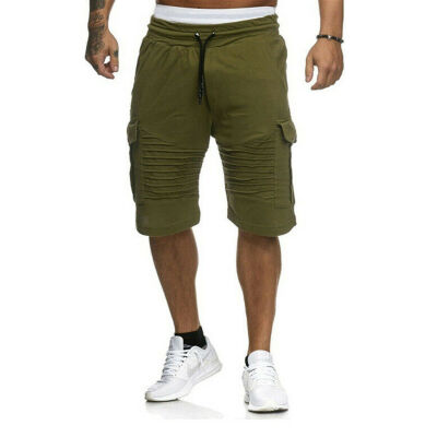 

SUNSIOM Men Cargo Shorts Pants Casual Army Combat Camo Summer Camping Trousers Bottom