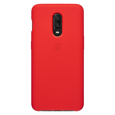 

One plus mobile phone 6T silicone protective case red