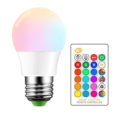 

10W Multi Color E27 LED RGB 16 Color Changing Lamp Light Bulb With IR Remote Control