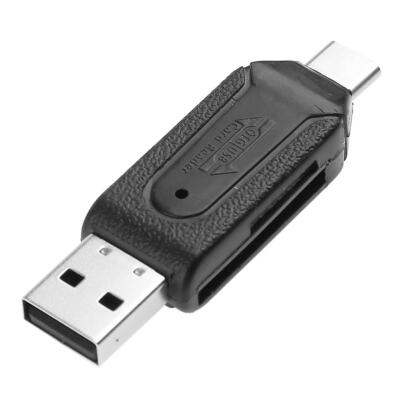 

High Speed 480Mbps OTG USB20 Type-C Memory Card Reader for SD TF Card