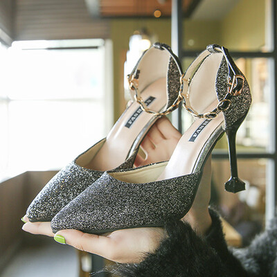 

Womens Shoes New Sexy Single Shoes in Spring&Summer Hollow Crystal Shoes