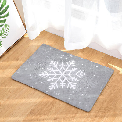 

Gobestart Christmas Home Non Slip Door Floor Mats Hall Rugs Kitchen Bathroom Carpet Decor