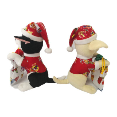 

FIRST Christmas dog plush toy cute child 11505