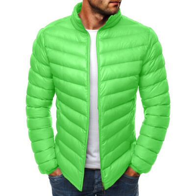 

Gobestart Mens Autumn Winter Zipper Warm Down Jacket Packable Light Top Quality Coat
