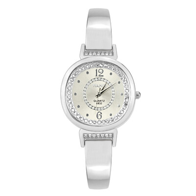 

Women Watches Exquistite Simple Luxury Fashion With Rhinestone Montre Femme De Luxe Clock High Quality Relogio Feminino