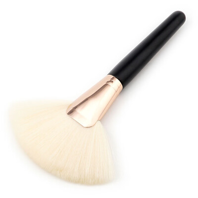 

〖Follure〗Makeup Large Fan Goat Hair Blush Face Powder Foundation Cosmetic Brush