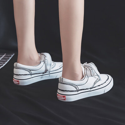 

Spring 2019 new black canvas shoes womens shoes Korean version of Joker black shoes students shoes street casual shoes