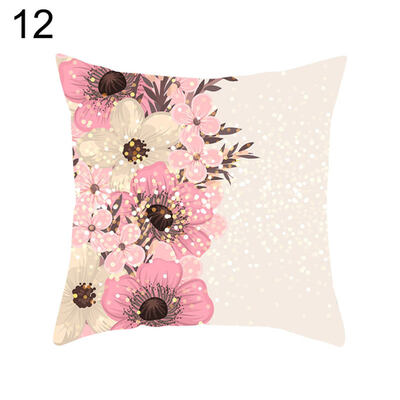 

Flower Animal Geometric Print Pillow Case Waist Throw Cushion Cover Home Decor