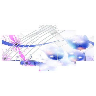 

5pcs 5D DIY Full Drill Diamond Painting Flower Embroidery Mosaic Kit Decor
