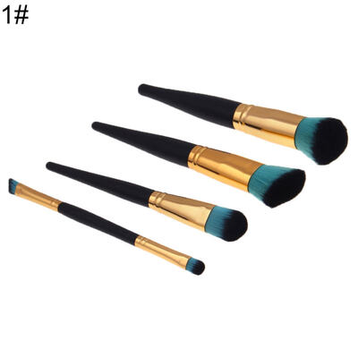 

4Pcs Wooden Handle Makeup Brushes Eyeshadow Eyelash Lip Beauty Cosmetic Tools