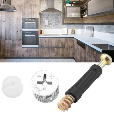 

Greensen Thickened Sturdy Furniture Fastener Dowel Connector Cam Lock Connecting Screw