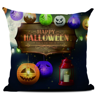 

Halloween Multi Designs Decorative Throw Pillow Cover Square Pillow Case With Zipper for Home Bar Halloween Hot Selling Supplies