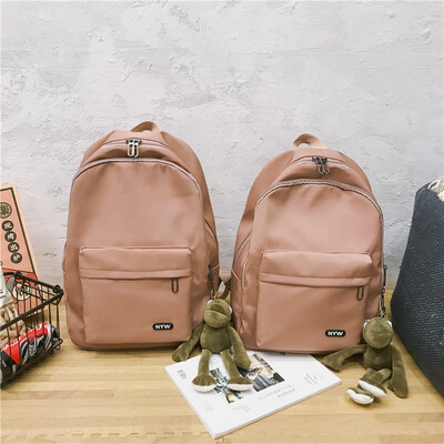 

Junior high school studentsschoolbag girls ins Fengshuan Yasen Department Korean version of high school Baitao frog hanging piece