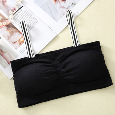 

Women Bras Casual Soft Full Cup Underwear Thin Belt Lingerie Wirefree Seamless Bras