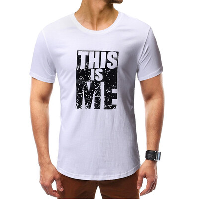 

Toponeto Fashion Men Casual Summer Print Short Sleeve O-Neck Tops Blouse T-Shirt