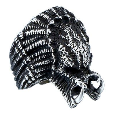 

Punk Vintage Alien Finger For Men Gothic Style Movie Ring Stainless Steel Jewelry Gothic Style Movie Punk Biker Ring