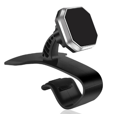 

Universal Magnetic Cell Phone Holder Clip-on Vehicle Dashboard Bracket Car Mount Holder Stand Safety Mobile Phone Bracket for iPad