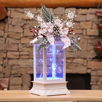 

Tailored Christmas Decorations LED Candlestick Light Ornaments Craft Xmas Home Decor BK