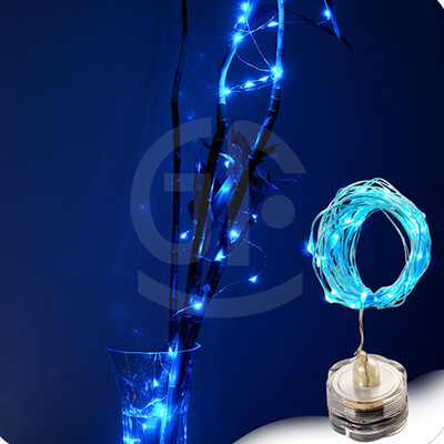 

Gobestart 2m 20 LED Submersible Waterproof Fairy Light Copper Wire String Lights Base Lamp