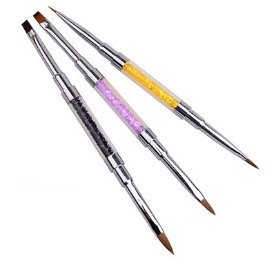 

Dual-head Professional Bling Acrylic Pen Brush Painting Nail Art Drawing