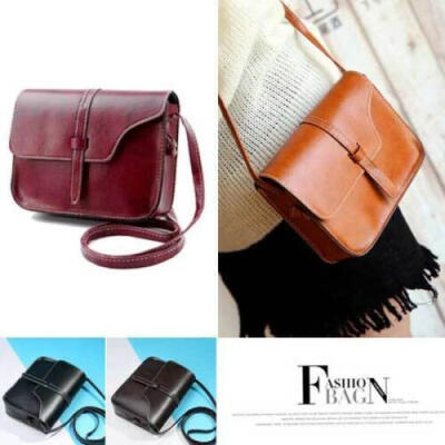 

New Fashion Women Messenger Bag PU Leather Crossbody Satchel Shoulder Handbag