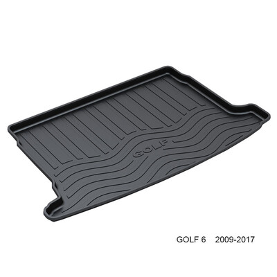 

Custom TPO Car Cargo Liner Boot Tray Trunk Floor Mat For VW GOLF 6 GOLF 7 GOLF Sportsvan 2009-2019 Years Model Car Styling