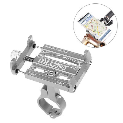 

Aluminum Alloy Bicycle Phone Mount 55 - 100mm Adjustable Bike Mobile Phone GPS Mount Holder Bracket