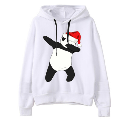 

Tailored Women Christmas Print Hooded Long Sleeves Sweatshirt Hooded Pullover Tops Shirt