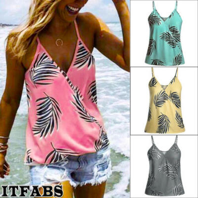 

Sexy Women Summer Loose Vest Top Sleeveless Casual Blouse Tank Tops T-Shirt US