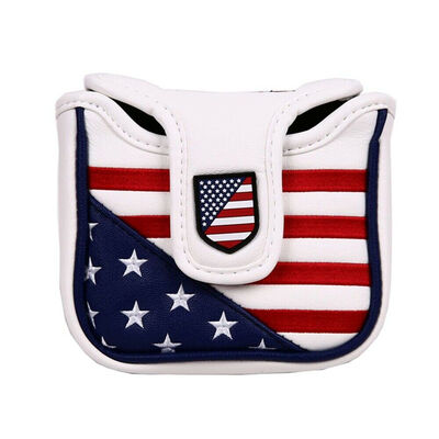 

USA Square Mallet Putter Cover Golf Headcover