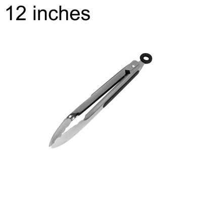 

9121616inch Stainless Steel BBQ Tongs Kitchen Food Salad Buffet Grill Clip