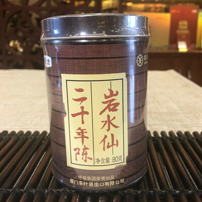 

Sea Dyke 20 Years Aged Fujian Wuyi Lao Cong Shui Xian Rock Oolong Tea 80g Tin
