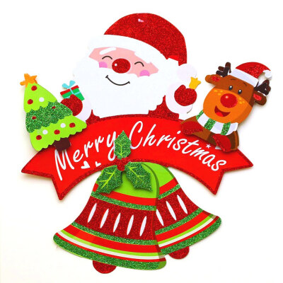 

New Year Merry Christmas Decorations For Home 3D Romantic Xmas String Hanging Charm Party Decoration