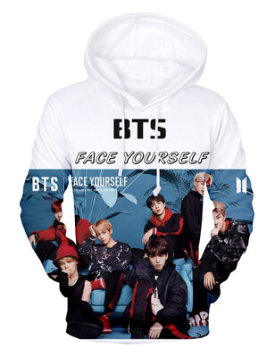 

Kpop Bangtan Boys Pullover Sweatshirt Winter Warm Jumper for Lovers