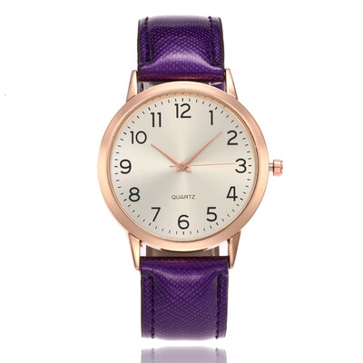 

New PU simple ladies watch Arabic digital quartz watch