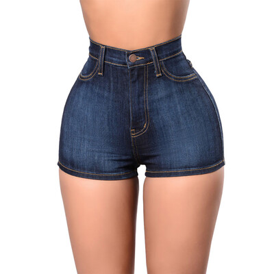 

〖Follure〗Women Juniors Body Enhancin Denim Jeans Stretch Slim Fitness Short Pants