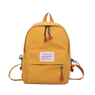 

Waterproof nylon tourism junior high school students shoulder bag small fresh single backpack original simple bag