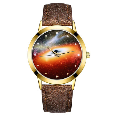 

RM Fashion Luxury Universe Black Hole Leather Belt Watch Ladies Quartz Watch