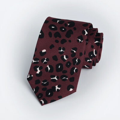 

Mens Korean version of the casual narrow cotton tie printing 7 cm 2019 summer new tie custom manufacturers spot