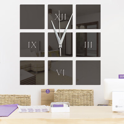 

Fashion DIY Acrylic Mirror Wall Stickers Wall Clock Stickers