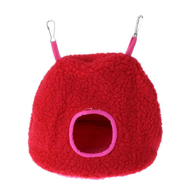 

Winter Warm Cashmere Hamster Bird Hanging House Small Pets Rabbit Soft Cage