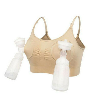 

Women Nursing Bra Hands Free Push Up Maternity Breastfeeding Pregnant Bras