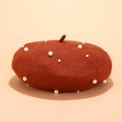 

Tailored Vintage Women Winter Hat Beret Cap Korean Painter Newsboy Berets