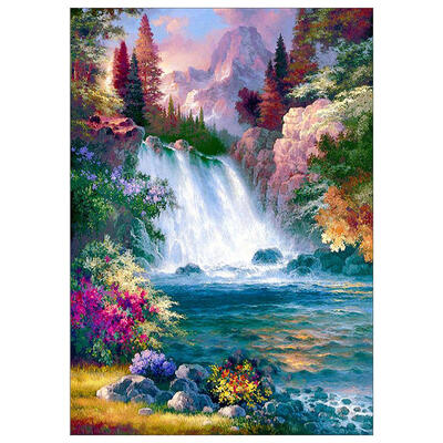 

5D DIY Full Drill Diamond Painting Landscape Cross Stitch Embroidery Mosaic
