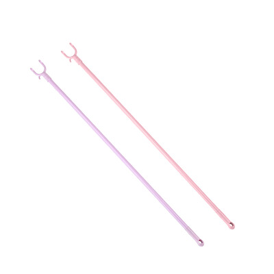 

Additives pure color plastic balcony clothes rail portable support forks home essential clothes fork WG-1286