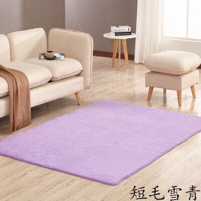 

Wei Ya thickened washed silk short hair non-slip carpet living room coffee table bedroom bedside yoga mat carpet 14173