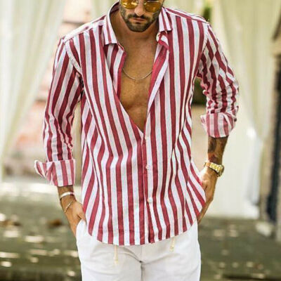 

Men Cotton Linen Long Sleeve Summer Solid Shirt Casual Loose Dress Comfy Top